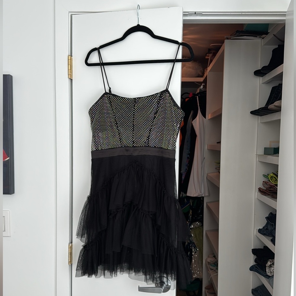 City Studio Black Sequin Dress